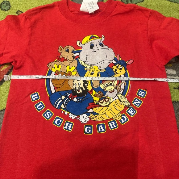 NWOT Kids Vintage 1999 Busch Gardens Animal Mascot Graphic T-Shirt 4T Made inUSA - Picture 5 of 11